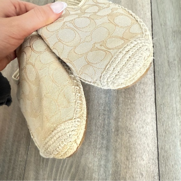 Coach Women's Cali Espadrille Slide with Signature Jacquard size 8.5 - Picture 3 of 6